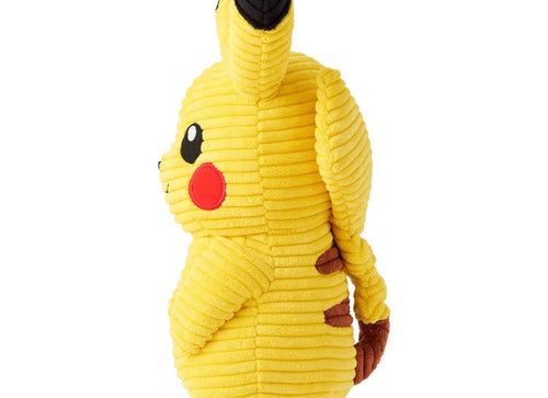 Load image into Gallery viewer, Takara Tomy Pokemon Soft Plush Toy - Pokemon Corduroy Pikachu 26cm
