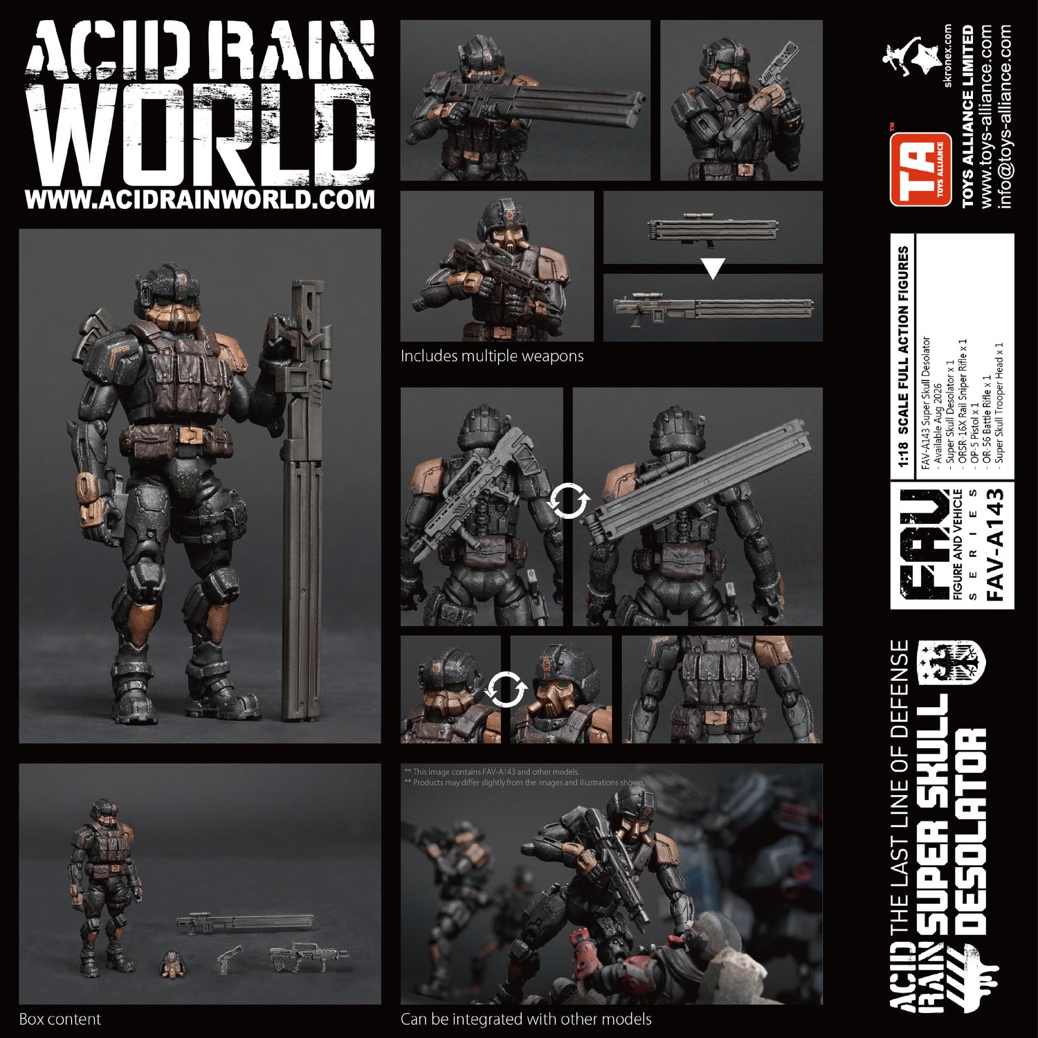 (Pre-order) Toys Alliance FAV-A143 Super Skull Desolator Acid Rain Figurine