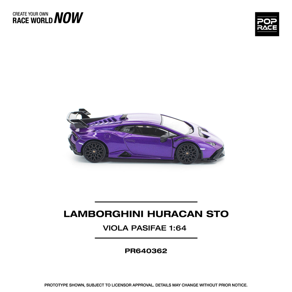 (Pre-order) POPRACE 1/64 POPRACE 1/64 LAMBORGHINI HURACAN STO VIOLA PASIFAE