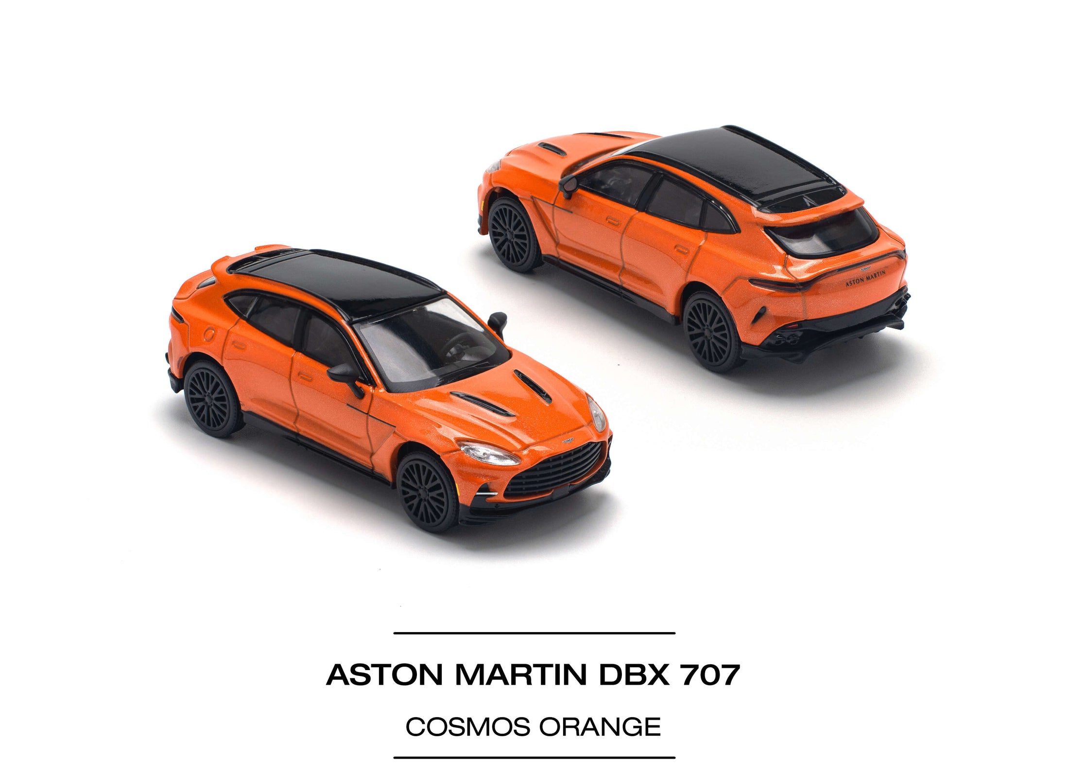 POPRACE 1/64 ASTON MARTIN DBX 707 - COSMOS ORANGE Model Car