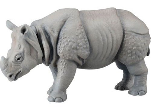 Load image into Gallery viewer, Takara Tomy ANIA Animal Action Figure AS-18 Indian Rhinoceros Unicornis Model
