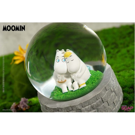 Soap Studio Moomin Family Moomin & Snorkmaiden Couple Water Crystal Ball