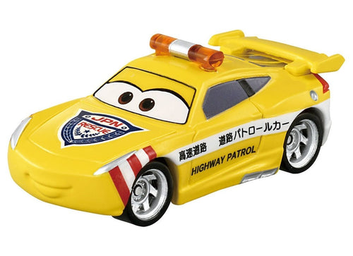 Load image into Gallery viewer, Takara Tomy Tomica PIXAR CARS C-15 Cruz Ramirez (road patrol car type) 6cm car
