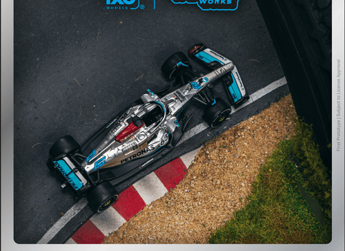 Load image into Gallery viewer, Tarmac Works 1/64 Mercedes-AMG F1 W13 E Performance  Belgian Grand 02
