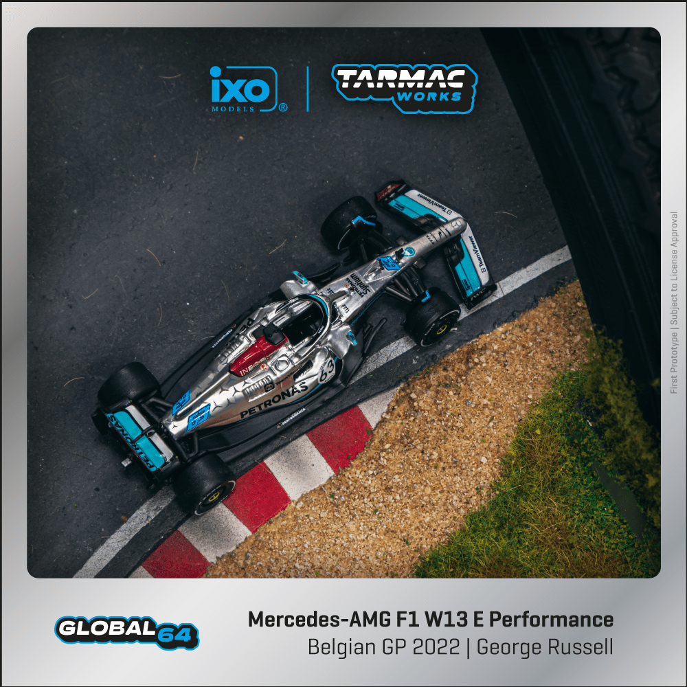 Tarmac Works 1/64 Mercedes-AMG F1 W13 E Performance  Belgian Grand 02