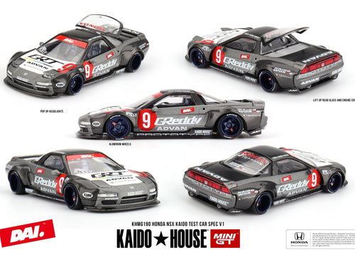 Load image into Gallery viewer, Kaido House x Mini GT Honda NSX Kaido Test Car Spec V1 Model Car
