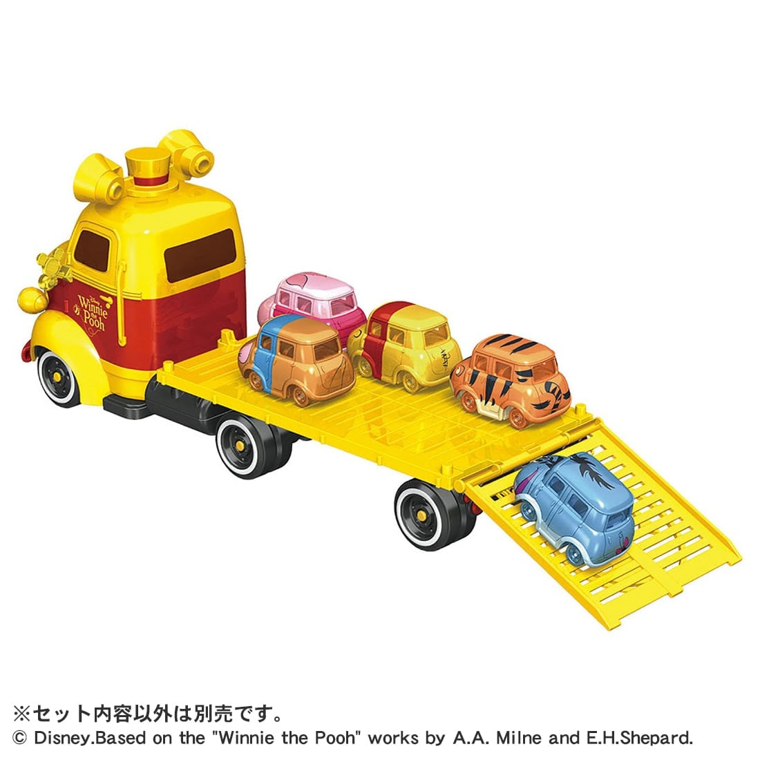 Takara Tomy Tomica Disney Motors Grand Dream Carry Winnie the Pooh (NO MINI CAR)