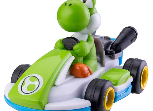Load image into Gallery viewer, Takara Tomy Drift Tomica Mario Kart Drift Starter Set Yoshi &amp; Standard Kart
