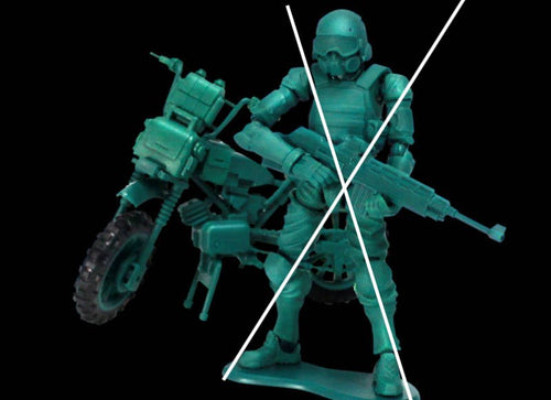Load image into Gallery viewer, TA x Acid Rain World Acid Rain FAV-SP02 Green Wildebeest 1:18 Figure Accessory
