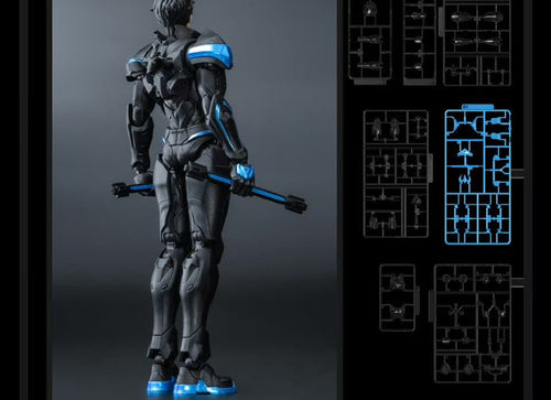 Load image into Gallery viewer, Blokees DC Champion class 03 Nightwing 1:12 Model Kit Figure 15cm
