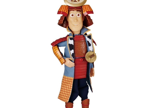 Load image into Gallery viewer, Takara Tomy Toy Story 30th Anniversary Real Size Talking Figure Woody KABUTO Ver
