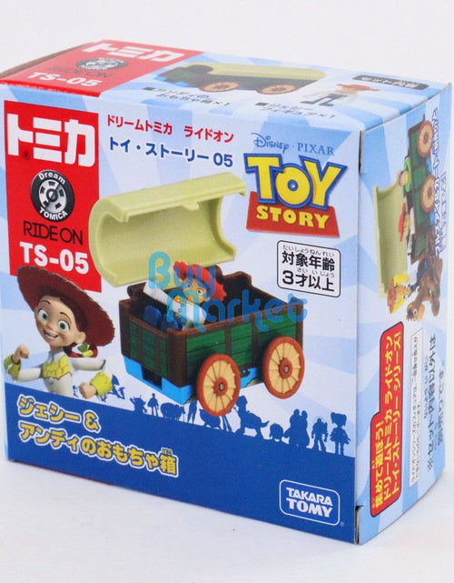 Load image into Gallery viewer, Takara Tomy Tomica Disney Dream Ride On Toy Story TS-05 Jessie &amp; Andy&#39;s Toy Box
