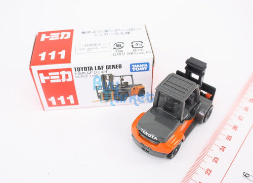 Load image into Gallery viewer, Takara Tomy Tomica #111 Toyota L and F Geneo Stacker 1/62 Diecast Toy Car
