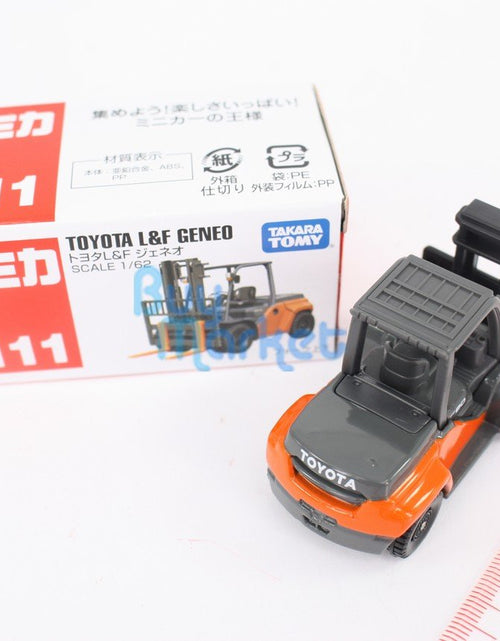 Load image into Gallery viewer, Takara Tomy Tomica #111 Toyota L and F Geneo Stacker 1/62 Diecast Toy Car
