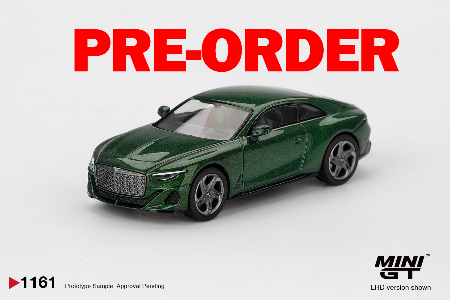 (Pre-order) MINI GT #1161 1/64 Bentley Batur Scarab Green Diecast Model Car