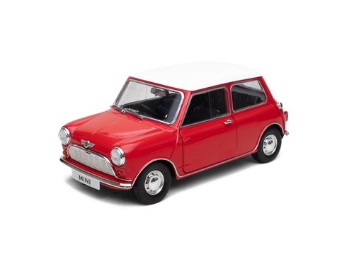 Load image into Gallery viewer, Tiny City Die-cast Model Car 1/18 - Mini Cooper Red #ATC18069
