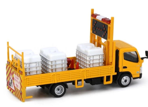 Load image into Gallery viewer, Tiny City 200 Die-cast Model Car - MITSUBISHI FUSO Canter Warning Sign Vehicle
