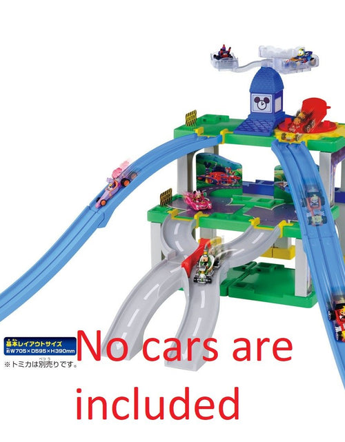 Load image into Gallery viewer, TOMY Mickey Mouse &amp; Road Racers Tomica Action Course Reorganization Town Circuit
