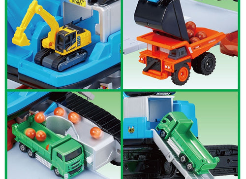 Load image into Gallery viewer, Takara Tomy Tomica World Tomica Vehicle Town Transforming Excavator w/Tomica Car

