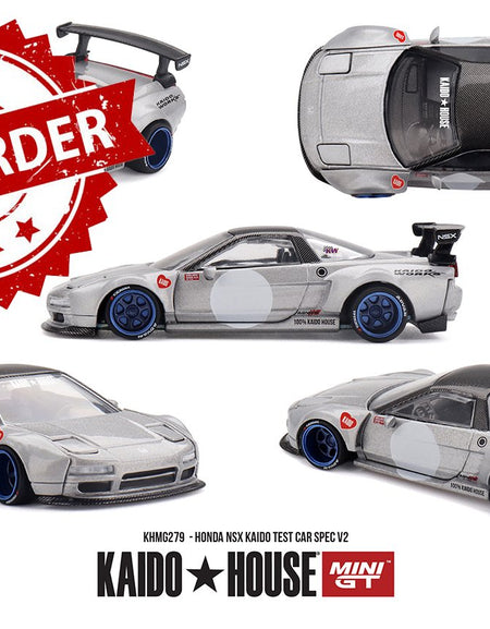 (Pre-order) Kaido House X Mini GT #279 Honda NSX Kaido Test Car Spec V2 Model