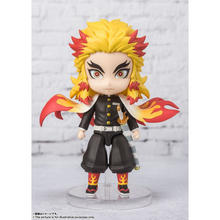 Bandai Tamashii Figuarts Mini Demon Slayer Mini Action Figure - Kyojuro Rengoku