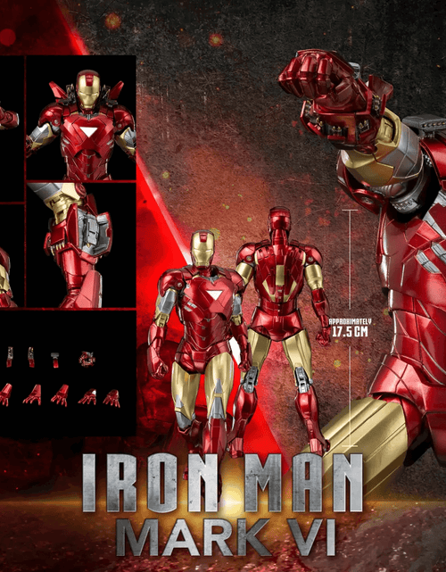 Load image into Gallery viewer, ThreeZero Marvel Studios: The Infinity Saga DLX Iron Man Mark 6
