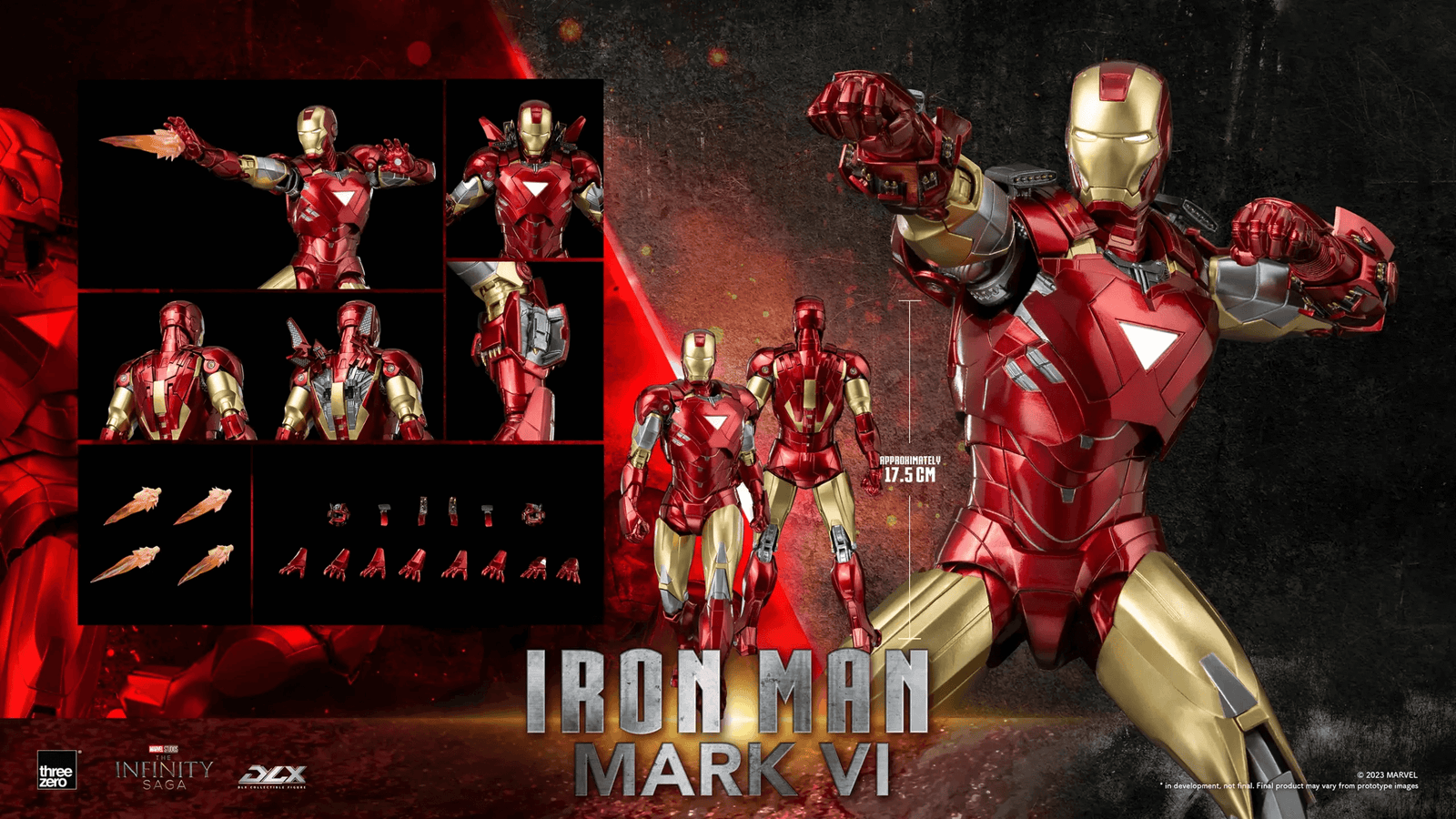 ThreeZero Marvel Studios: The Infinity Saga DLX Iron Man Mark 6