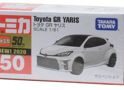 Load image into Gallery viewer, Takara Tomy Tomica No.50 Toyota GR Yaris 1/61  Mini Diecast Toy Car
