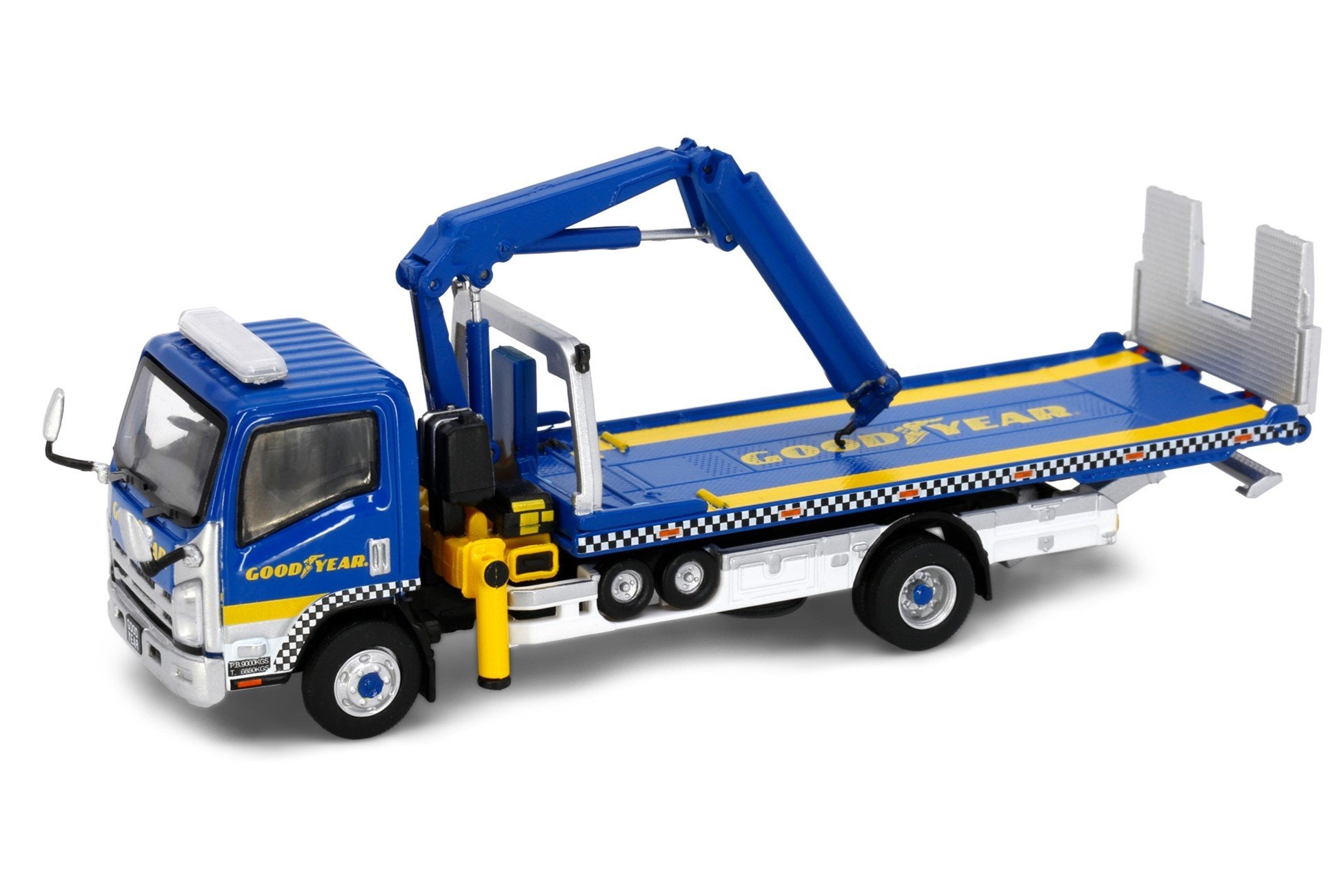 Tiny City Die-cast Model Car - ISUZU N Series Flatbed Tow Truck w/ Crane Good Yr