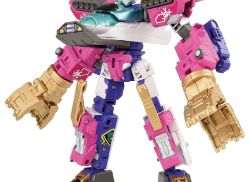 Load image into Gallery viewer, Takara Tomy Plarail Shinkansen Deformation Robot SHINKALION CW H5 Hayabusa Dozer

