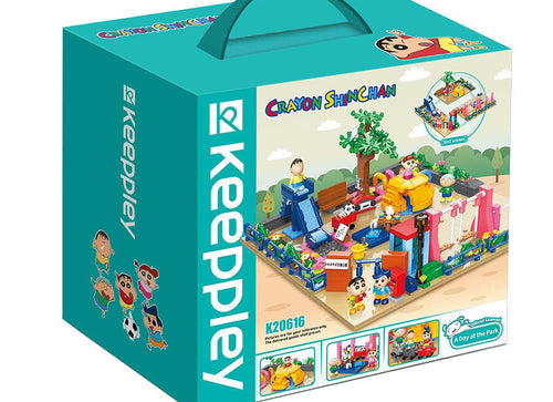 Load image into Gallery viewer, Qman Keeppley Building Blocks #K20616 - Crayon Shinchan Park (Crayon Shin-chan)
