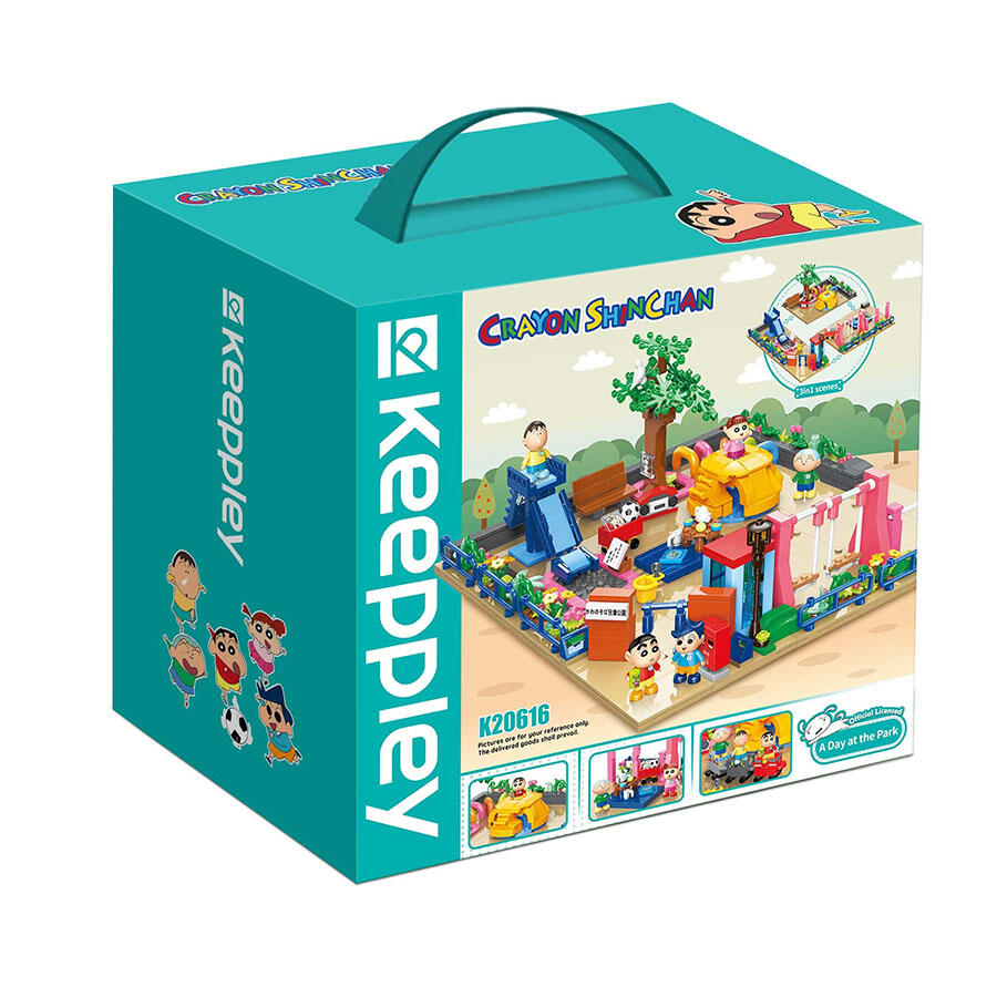 Qman Keeppley Building Blocks #K20616 - Crayon Shinchan Park (Crayon Shin-chan)