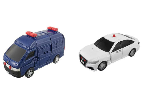 Load image into Gallery viewer, Takara Tomy Tomica Jobraver Police Braver Riot Police &amp; Traffic Police Set

