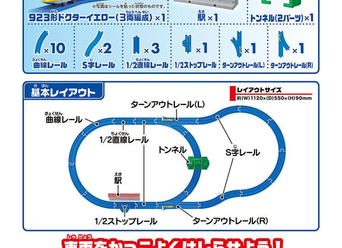Load image into Gallery viewer, Takara Tomy PLA-SET Plarail Set - Doctor Yellow Start Rail Set
