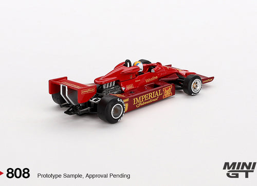 Load image into Gallery viewer, Mini GT #808 1/64 Lotus 78 #6  Gunnar Nilsson 1977 Japanese GP Model
