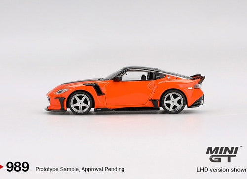 Load image into Gallery viewer, Mini GT #989 Nissan Z VeilSide FFZ400 Orange LHD Diecast Model Car
