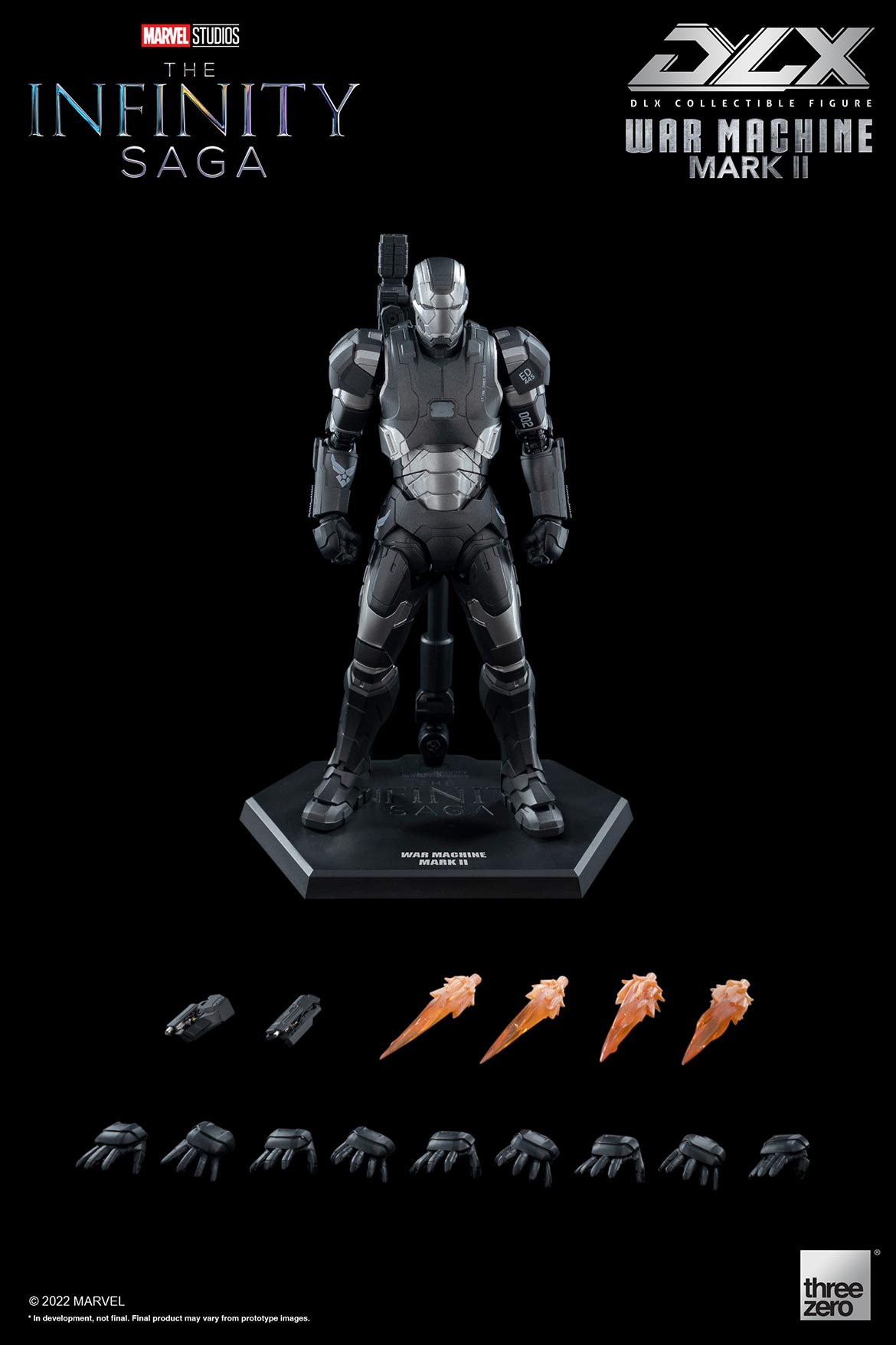 ThreeZero Marvel Studios: The Infinity Saga DLX War Machine Mark 2 Action Figure