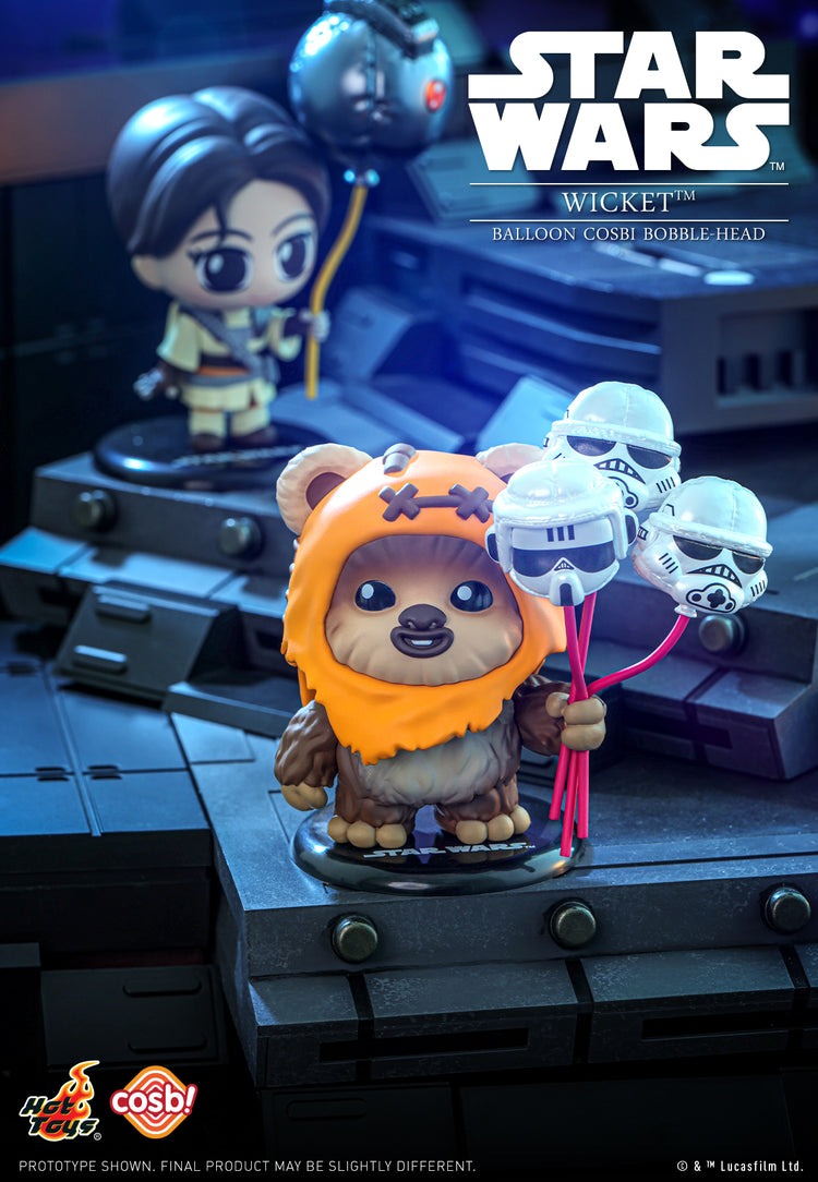 Hot Toys Star Wars Balloon Cosbi Bobble-Head Collection Figure Set (Set of 8)