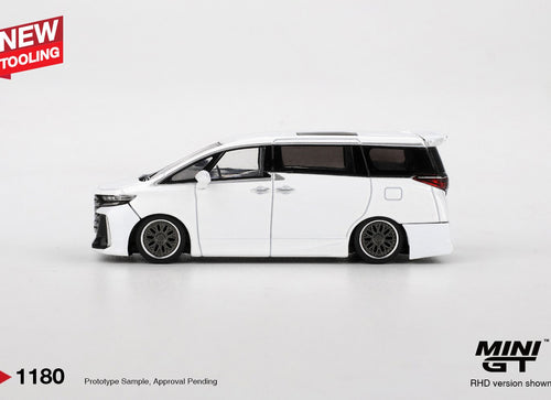 Load image into Gallery viewer, MINI GT #1180 Toyota Alphard 40 KUHL White LHD Diecast Model Car
