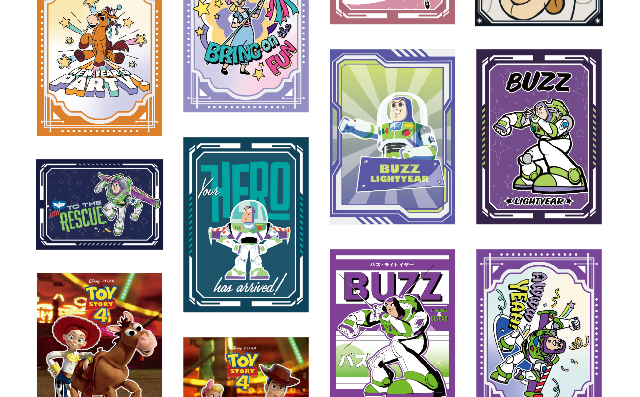 COSMOS Collectible Toy Story Collectible Card Box Set (20 packs - 80 cards SET)