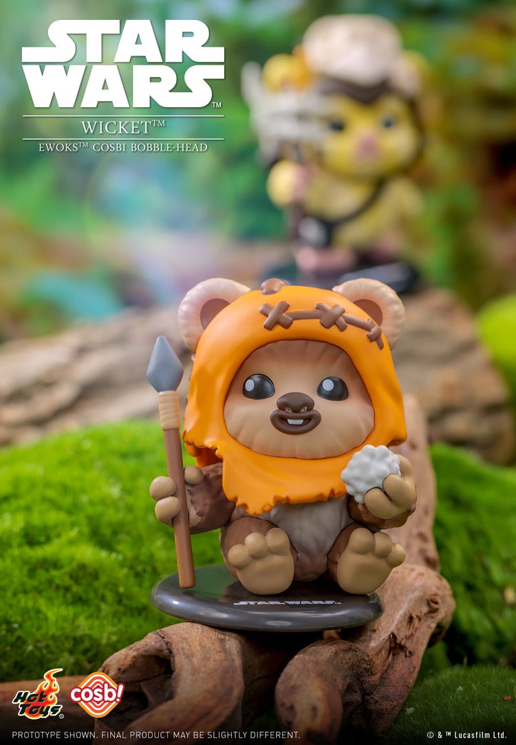 Hot Toys Star Wars Ewoks Cosbi Bobble-Head Collection Figure Set (Set of 8)