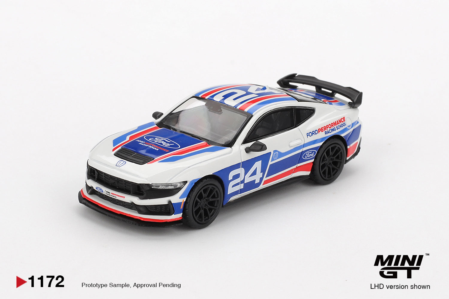 MINI GT #1172 Ford Mustang Dark Horse #24 Ford Performance Racing