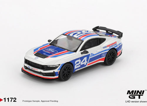 Load image into Gallery viewer, MINI GT #1172 Ford Mustang Dark Horse #24 Ford Performance Racing
