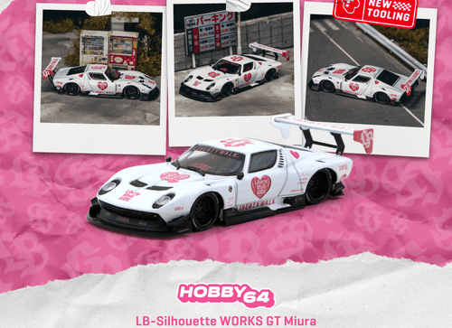 Load image into Gallery viewer, (Pre-order) Tarmac Works 1/64 LB-Silhouette WORKS GT Miura KIDS Diecast Model
