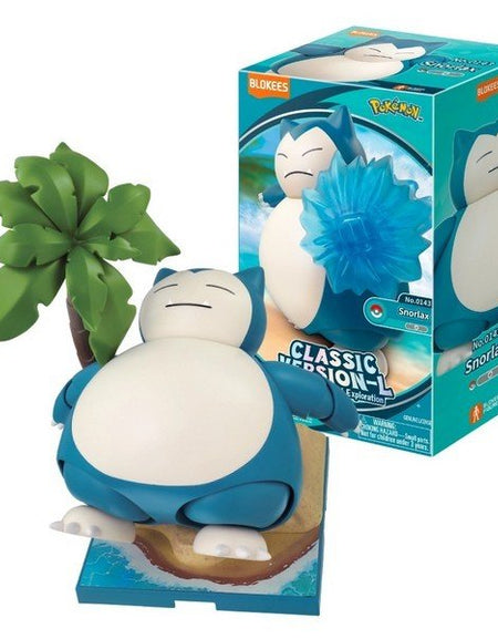 Blokees Pokemon Classic Version-L Snorlax Buildable Action Figure Model Kit