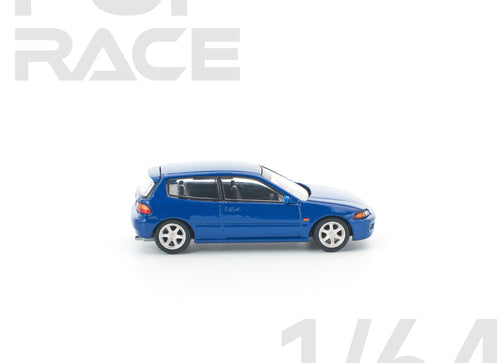 Load image into Gallery viewer, (Pre-order) POPRACE 1/64 HONDA CIVIC (EG6) CAPTIVA BLUE Model Car #PR640475
