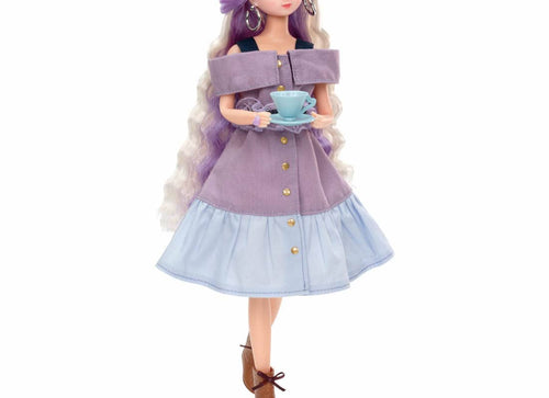 Load image into Gallery viewer, Takara Tomy Licca Chan Doll Dress -Chill Cafe Time Wear (NO DOLL)
