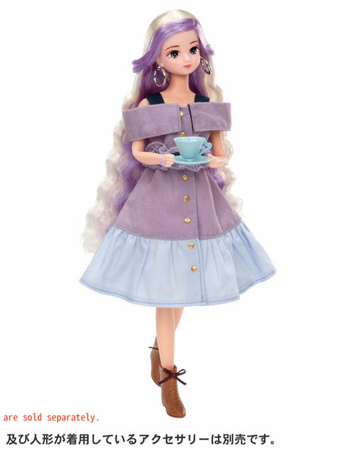 Load image into Gallery viewer, Takara Tomy Licca Chan Doll Dress -Chill Cafe Time Wear (NO DOLL)

