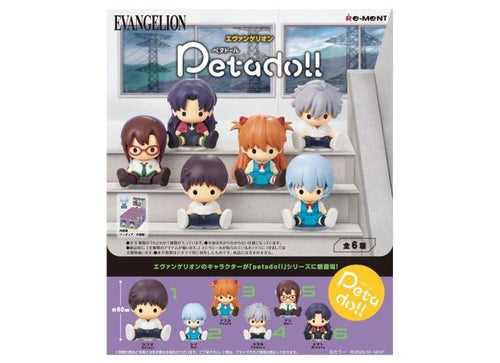 Load image into Gallery viewer, Re-Ment Evangelion Petadoll Mini Figures Full Set of 6 Figure Set
