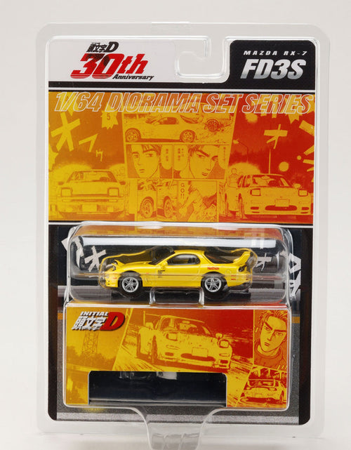 Load image into Gallery viewer, Hobby Japan 1/64 Mazda RX-7 (FD3S) RedSuns Initial D Keisuke Takahashi VS Takumi
